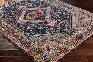 Surya Alchemy ACE-2301 Khaki Bright Blue Pink Red Black Yellow Lime Camel Sky Violet Area Rug Corner Image