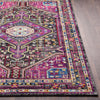 Surya Alchemy ACE-2303 Bright Pink Violet Black Medium Gray White Sky Blue Red Yellow Camel Area Rug Detail Image