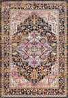 Surya Alchemy ACE-2305 Bright Pink Violet Black Cream Camel Sky Blue Yellow Red White Area Rug main image