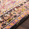 Surya Alchemy ACE-2305 Bright Pink Violet Black Cream Camel Sky Blue Yellow Red White Area Rug Texture Image