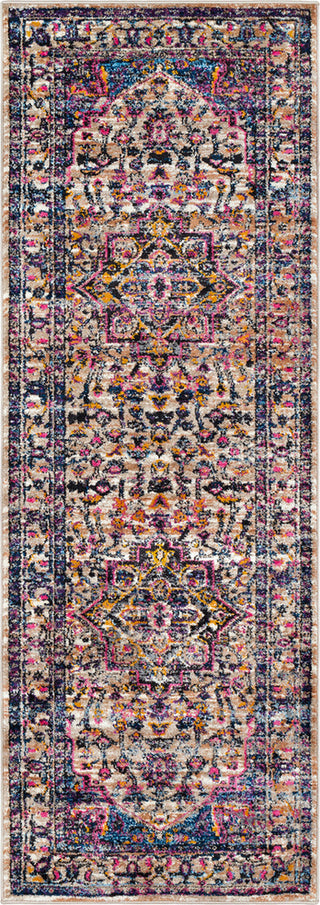 Surya Alchemy ACE-2306 Bright Pink Camel Khaki Cream Sky Blue Black Yellow Medium Gray Red Area Rug Runner Image