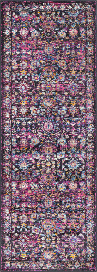 Surya Alchemy ACE-2309 Violet Black Bright Pink Camel Khaki Sky Blue Medium Gray Yellow White Red Area Rug Runner Image