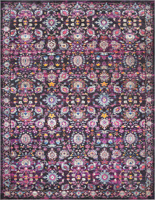 Surya Alchemy ACE-2309 Violet Black Bright Pink Camel Khaki Sky Blue Medium Gray Yellow White Red Area Rug Main Image 8 X 10