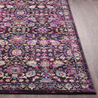 Surya Alchemy ACE-2309 Violet Black Bright Pink Camel Khaki Sky Blue Medium Gray Yellow White Red Area Rug Detail Image