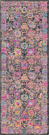 Surya Alchemy ACE-2310 Bright Pink Medium Gray Black Violet Sky Blue Yellow Camel Khaki White Red Lime Area Rug Runner Image