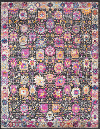 Surya Alchemy ACE-2310 Bright Pink Medium Gray Black Violet Sky Blue Yellow Camel Khaki White Red Lime Area Rug Main Image 8 X 10