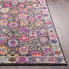 Surya Alchemy ACE-2310 Bright Pink Medium Gray Black Violet Sky Blue Yellow Camel Khaki White Red Lime Area Rug Detail Image