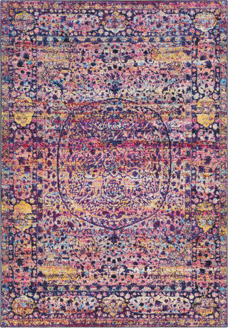 Surya Alchemy ACE-2312 Bright Pink Violet Yellow Lime Sky Blue Black White Khaki Area Rug main image