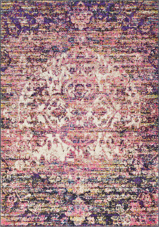 Surya Alchemy ACE-2313 Bright Pink Violet Cream Khaki Black Sky Blue Yellow Red Camel Area Rug main image