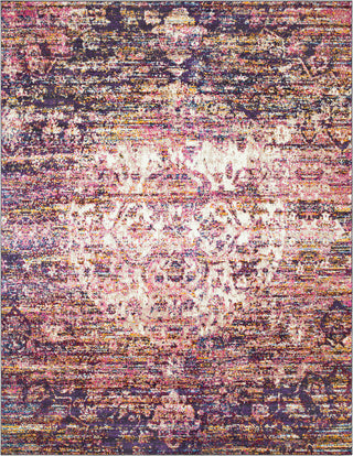 Surya Alchemy ACE-2313 Bright Pink Violet Cream Khaki Black Sky Blue Yellow Red Camel Area Rug Main Image 8 X 10