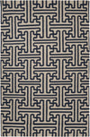 Surya Archive ACH-1700 Navy Area Rug by Smithsonian 5' x 8'