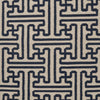 Surya Archive ACH-1700 Navy Hand Woven Area Rug by Smithsonian Sample Swatch