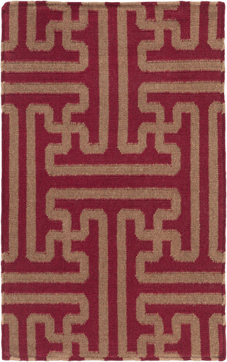 Surya Archive ACH-1701 Burgundy Area Rug by Smithsonian 2' x 3'