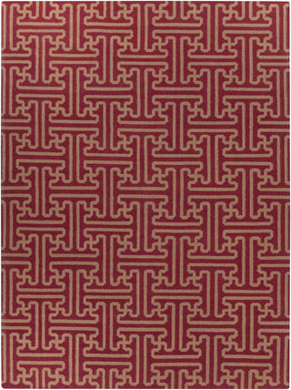 Surya Archive ACH-1701 Burgundy Area Rug by Smithsonian 8' x 11'