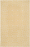 Surya Archive ACH-1707 Gold Hand Woven Area Rug by Smithsonian 5' X 8'