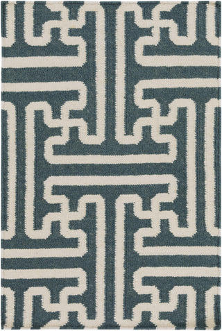 Surya Archive ACH-1708 Teal Area Rug by Smithsonian 2' x 3'