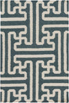 Surya Archive ACH-1708 Teal Area Rug by Smithsonian 2' X 3'