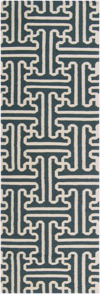 Surya Archive ACH-1708 Teal Area Rug by Smithsonian 2'6'' x 8' Runner