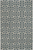 Surya Archive ACH-1708 Teal Area Rug by Smithsonian 5' x 8'