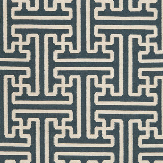 Surya Archive ACH-1708 Teal Hand Woven Area Rug by Smithsonian Sample Swatch