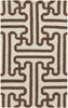 Surya Archive ACH-1709 Chocolate Area Rug by Smithsonian 2' X 3'
