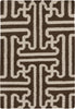 Surya Archive ACH-1710 Chocolate Area Rug by Smithsonian 2' X 3'