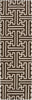 Surya Archive ACH-1710 Chocolate Area Rug by Smithsonian 2'6'' x 8' Runner