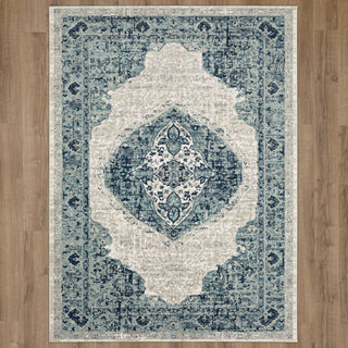 Karastan Zephyr Acropolis Robin's Egg Area Rug Main Image