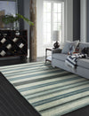 Kalaty Andes AD-620 Canyon Turquoise Area Rug Room Image Feature