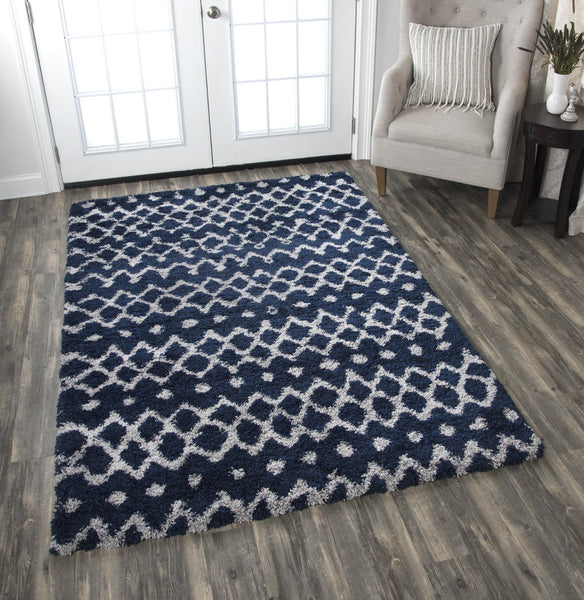 Rizzy Adana AN692A Navy Area Rug Incredible Rugs and Decor