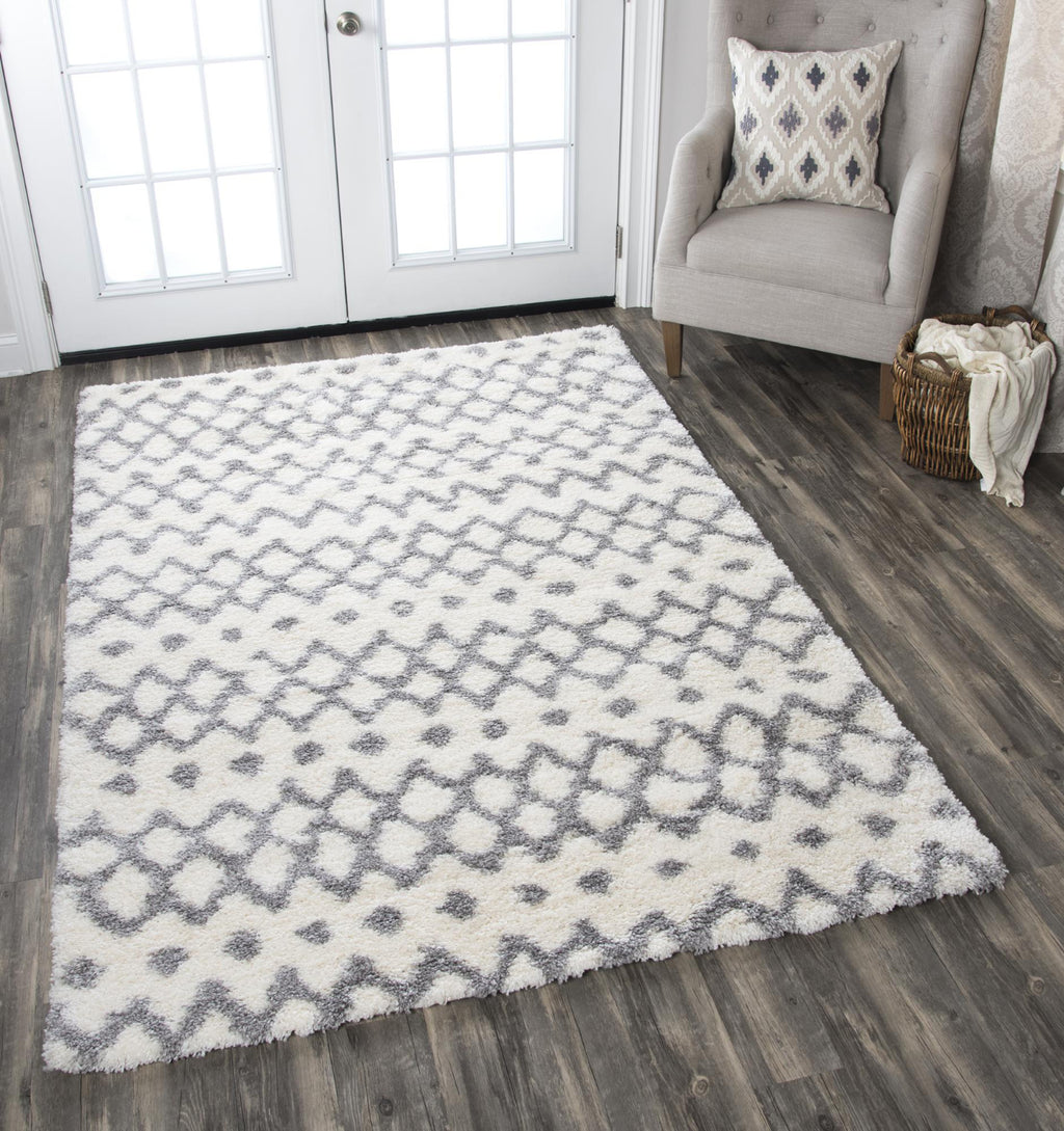 Rizzy Adana AN695A Gray Area Rug Corner Image Feature
