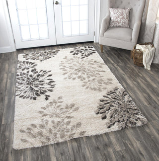 Rizzy Adana AN698A CREAM Area Rug Corner Image Feature