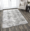 Rizzy Adana AN700A CHARCOAL Area Rug Corner Image Feature