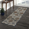 Orian Rugs Adagio Textured Penny Blue Area Rug by Palmetto Living Lifestyle Image