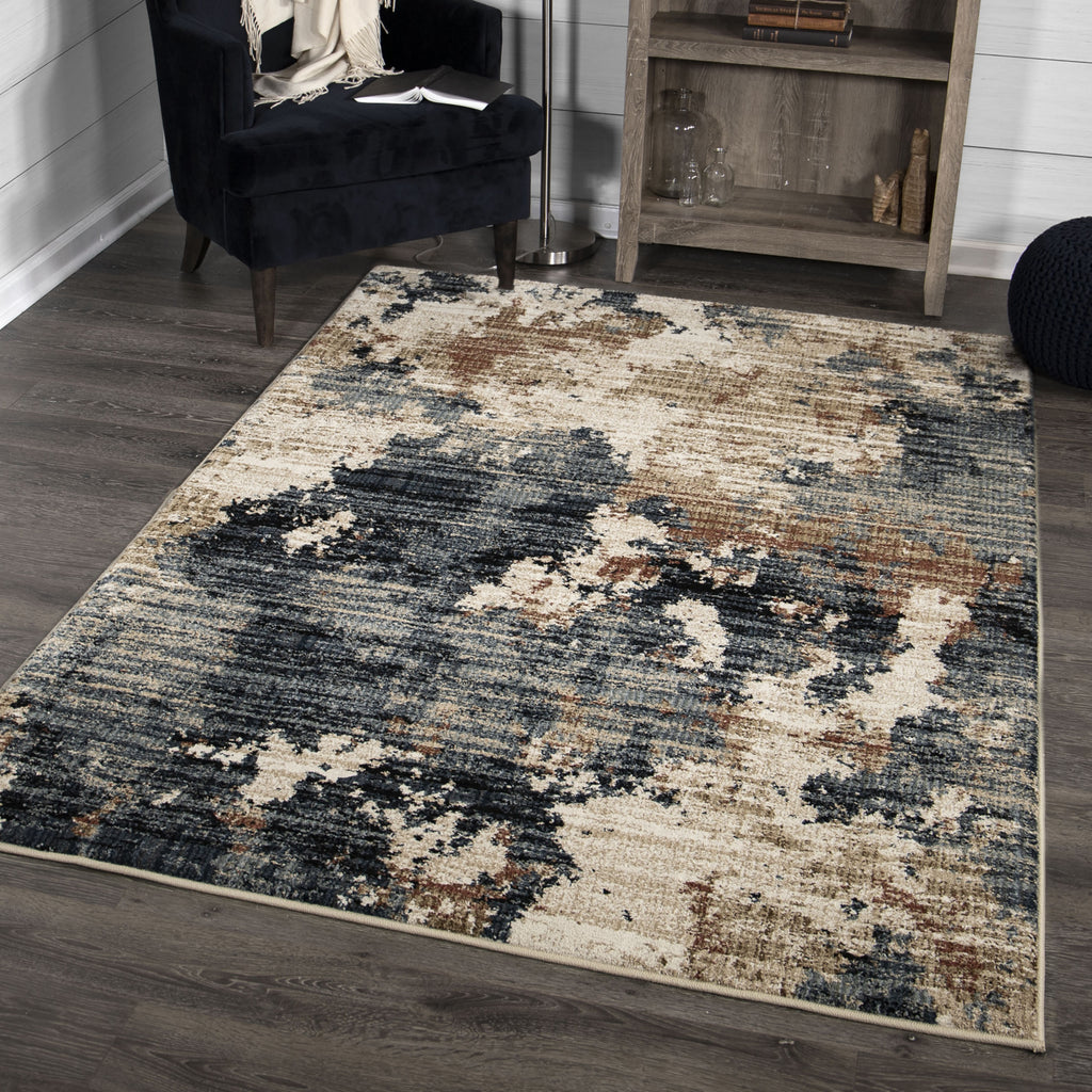 Orian Rugs Adagio High Plains Blue Area Rug by Palmetto Living Lifestyle Image Feature