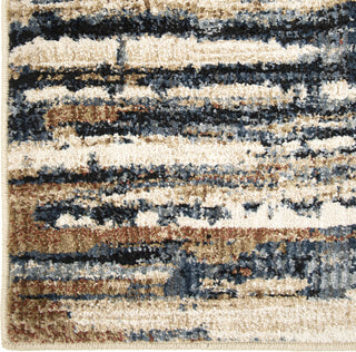 Orian Rugs Adagio Tree Tracks Indigo Area Rug by Palmetto Living Close up