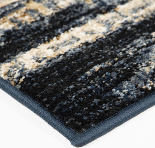 Orian Rugs Adagio China Key Black Area Rug by Palmetto Living Corner Image