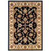 LR Resources Adana 80371 Black/Cream Machine Loomed Area Rug 5'1'' X 7'5''