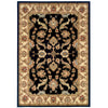 LR Resources Adana 80371 Black/Cream Area Rug 7'9'' X 9'10''