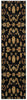 LR Resources Adana 80715 Black Machine Loomed Area Rug 1'10'' X 7'1'' Runner