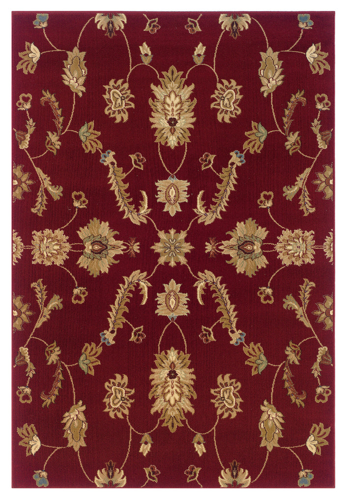 LR Resources Adana 80715 Red Machine Loomed Area Rug 1'10'' X 3'1''