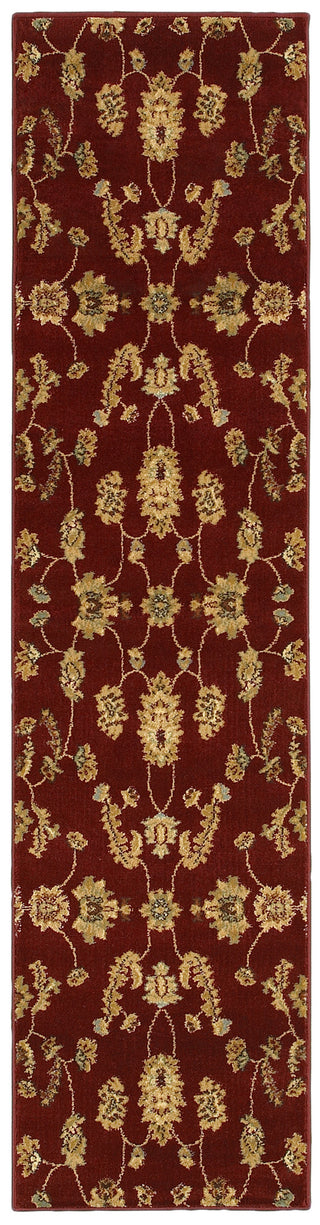 LR Resources Adana 80715 Red Machine Loomed Area Rug 1'10'' X 7'1'' Runner