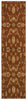 LR Resources Adana 80715 Rust Machine Loomed Area Rug 1'10'' X 7'1'' Runner