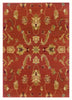 LR Resources Adana 80715 Rust Machine Loomed Area Rug 7'9'' X 9'10''