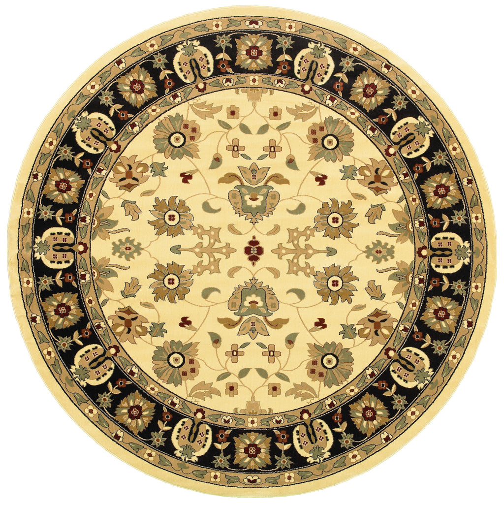 LR Home Adana 80716 Cream/Black Area Rug – Incredible Rugs and Decor