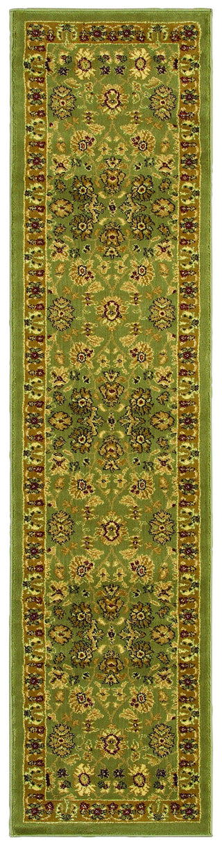 LR Resources Adana 80716 Green/Gold Machine Loomed Area Rug 1'9'' X 6'9''