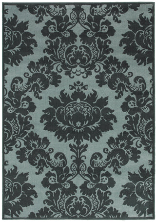 LR Resources Adana 80972 Blue Machine Loomed Area Rug 7'9'' X 9'9''