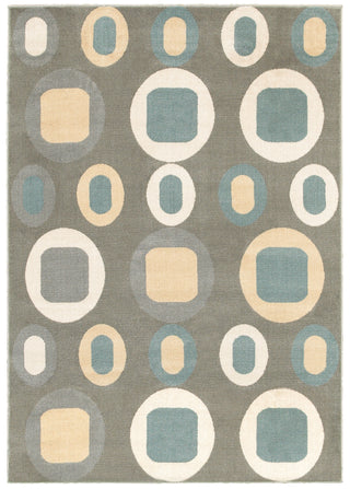 LR Resources Adana 80973 Dark Grey Machine Loomed Area Rug 7'9'' X 9'9''