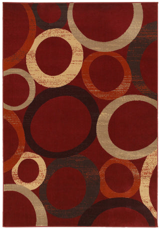 LR Resources Adana 80977 Red Machine Loomed Area Rug 7'9'' X 9'9''