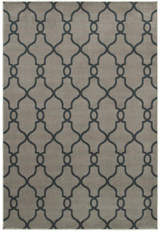 LR Resources Adana 80985 Dark Grey Machine Loomed Area Rug 1'9'' X 2'9''